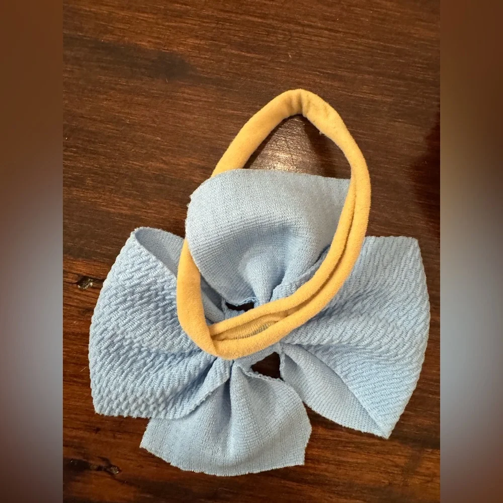 Colorful Bow Hair Ties Set for Kids girls infant toddler bows 9 total